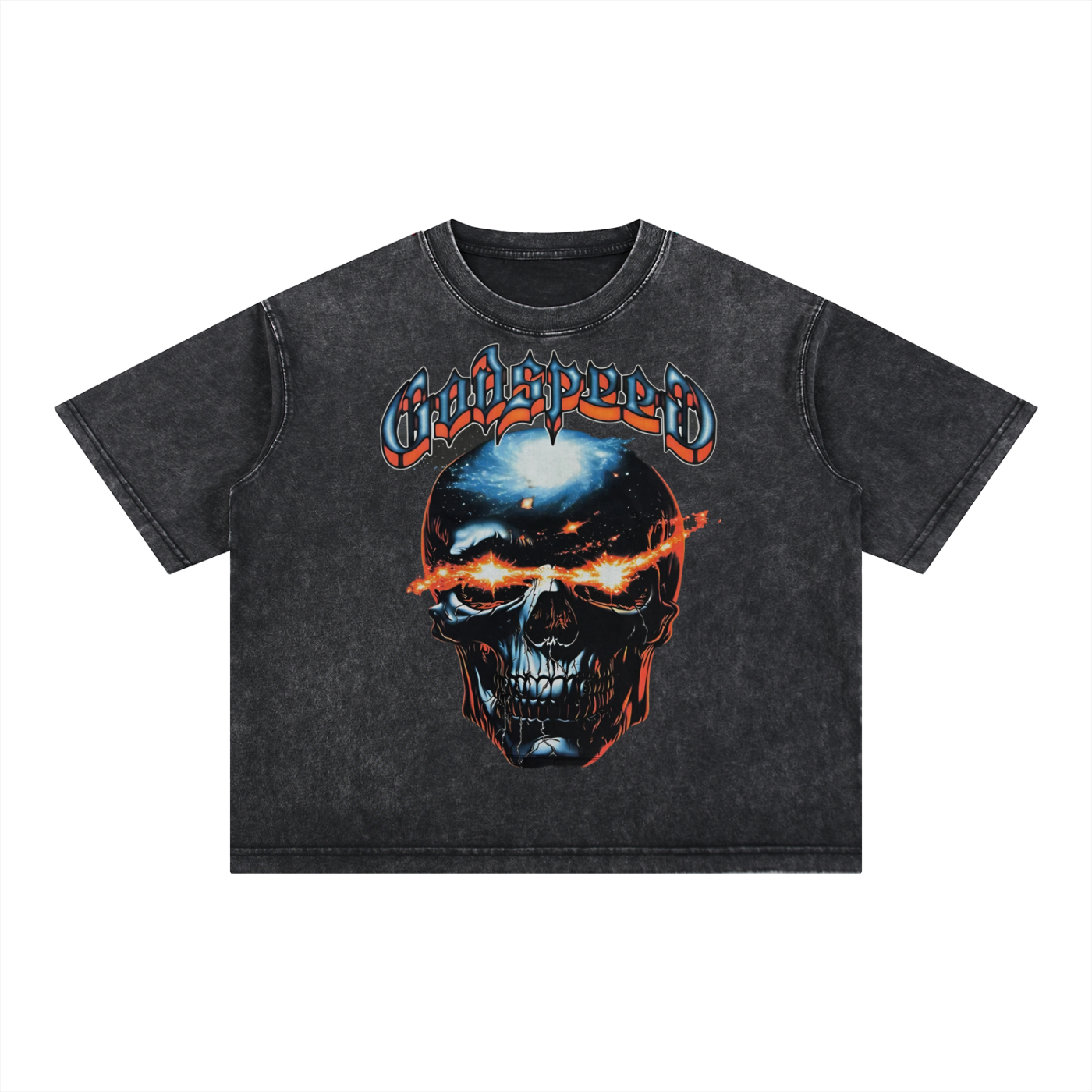 Mineral Wash Boxy Cotton T-Shirt