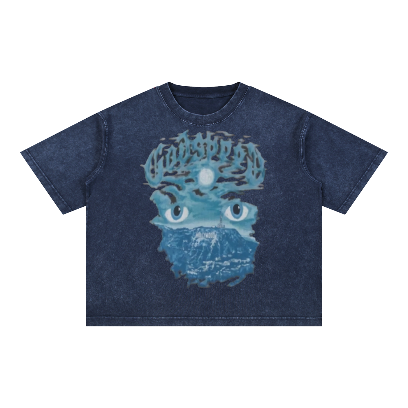 Mineral Wash Boxy Cotton T-Shirt