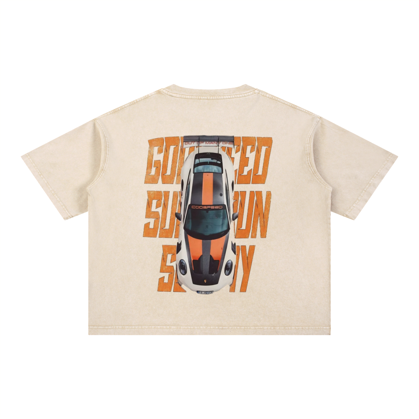 Mineral Wash Boxy Cotton T-Shirt