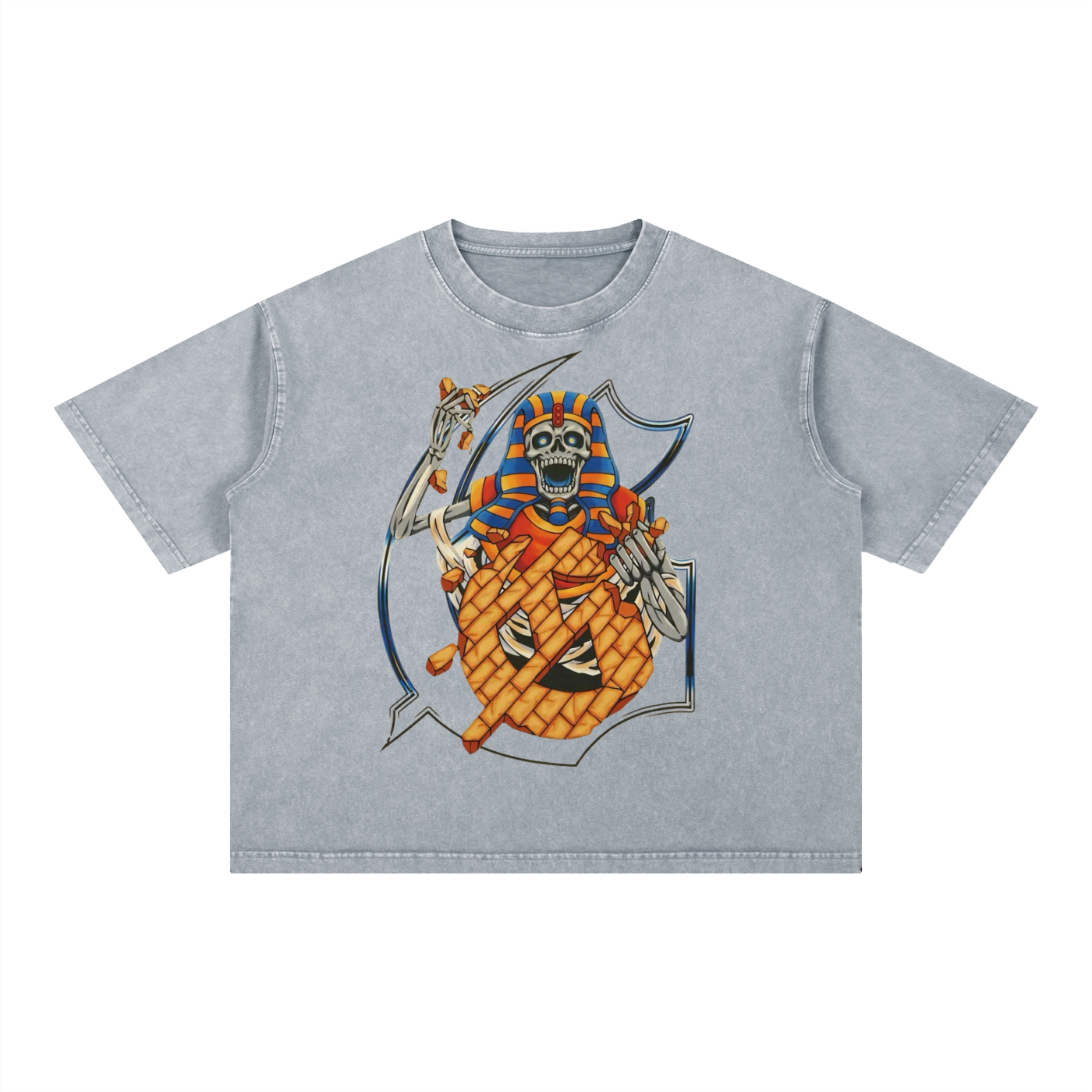 Mineral Wash Boxy Cotton T-Shirt