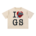 Mineral Wash Boxy Cotton T-Shirt