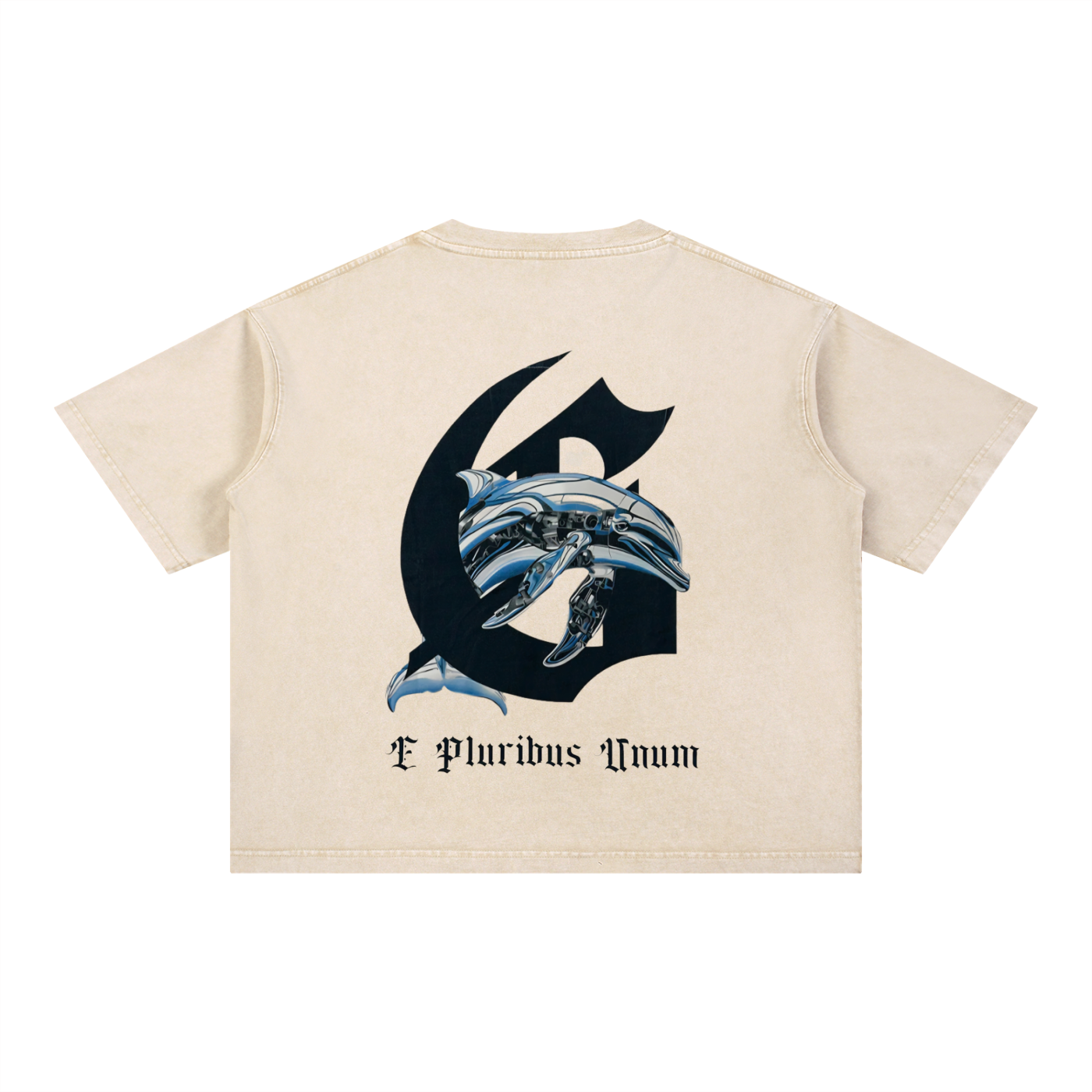 Mineral Wash Boxy Cotton T-Shirt