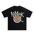 Oversized Contrast-Stitched Cotton Tee
