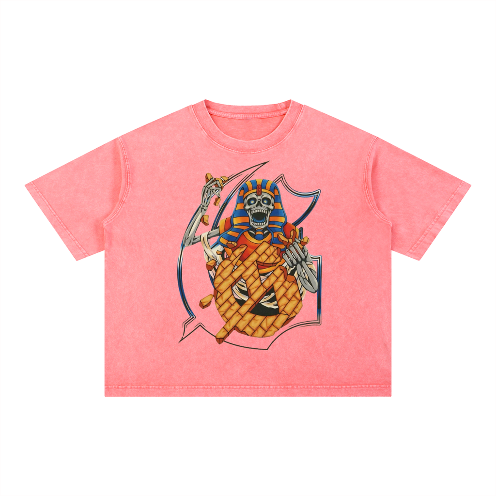 Mineral Wash Boxy Cotton T-Shirt