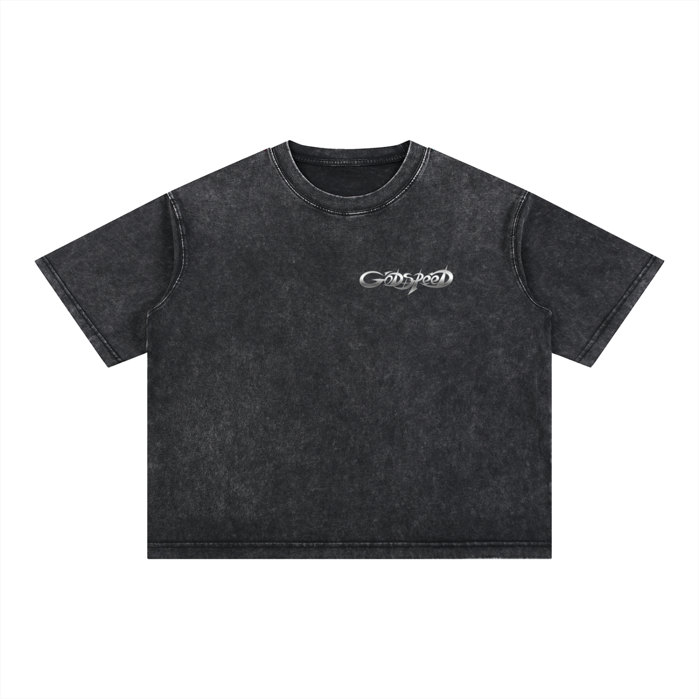 Mineral Wash Boxy Cotton T-Shirt