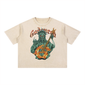 Mineral Wash Boxy Cotton T-Shirt