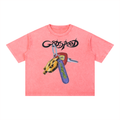 Mineral Wash Boxy Cotton T-Shirt