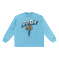 Snow Washed Frayed Edge T-Shirt